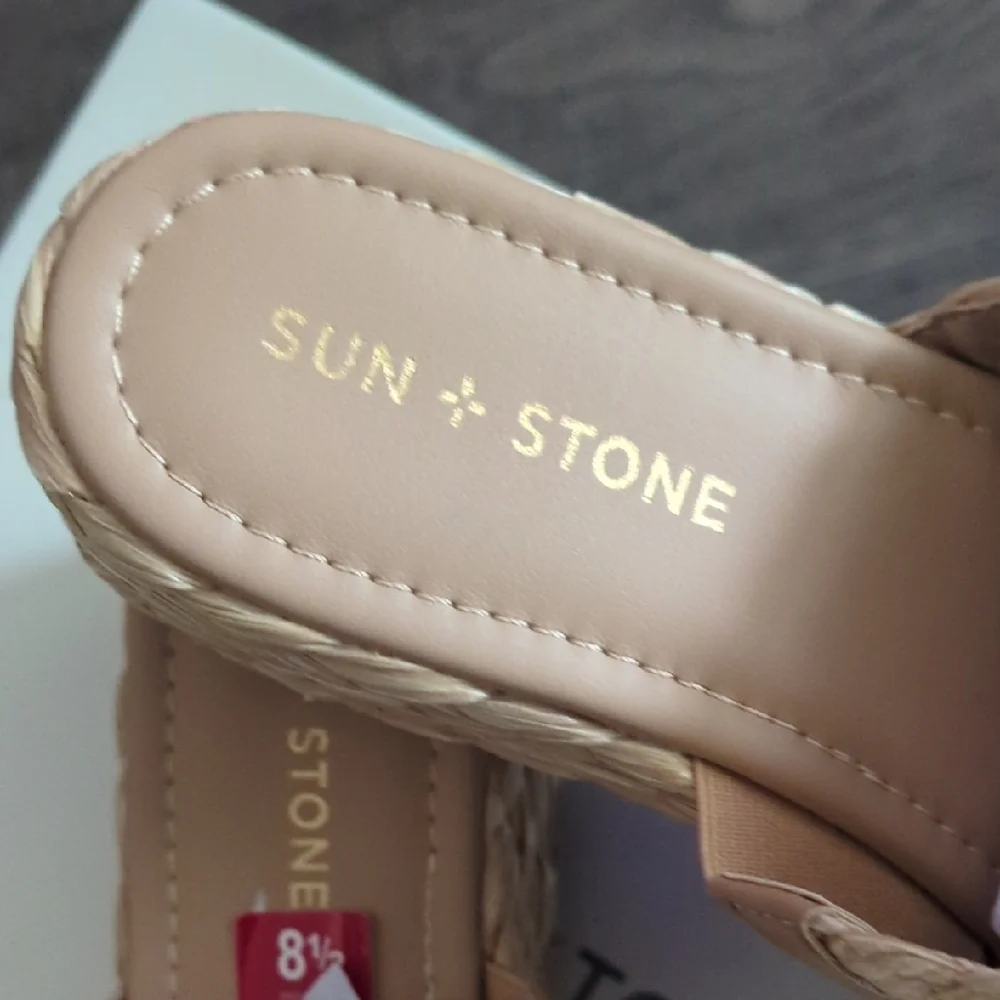 Sun + Stone Women's Natural Platform Sandals